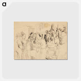 アートポストカード-Street Scene, New York
 - バーンズ・コレクション Postcard.
