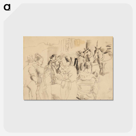 アートポストカード-Street Scene, New York
 - バーンズ・コレクション Postcard.