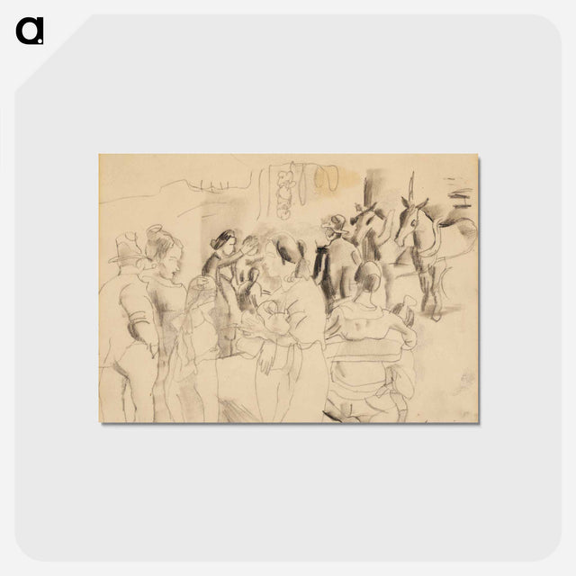 アートポストカード-Street Scene, New York
 - バーンズ・コレクション Postcard.
