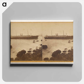 アートパネル-The Costa Rica on the Rocks in the Golden Gate
 - エドワード マイブリッジ Canvas.