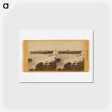 アートポストカード-The Costa Rica on the Rocks in the Golden Gate
 - エドワード マイブリッジ Postcard.