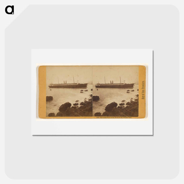 アートポストカード-The Costa Rica on the Rocks in the Golden Gate
 - エドワード マイブリッジ Postcard.