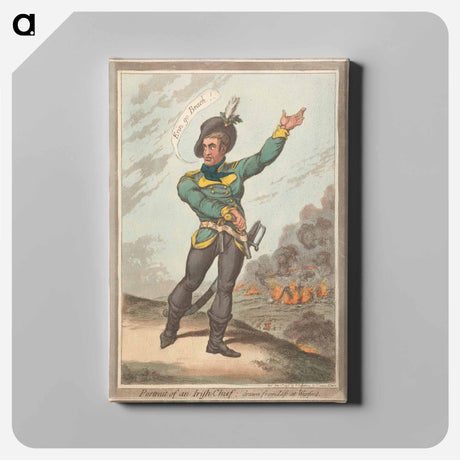 アートパネル-Portrait of an Irish Chief
 - イェール大学アートギャラリー Canvas.