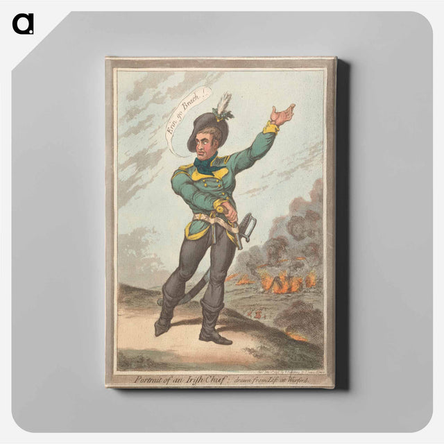 アートパネル-Portrait of an Irish Chief
 - イェール大学アートギャラリー Canvas.