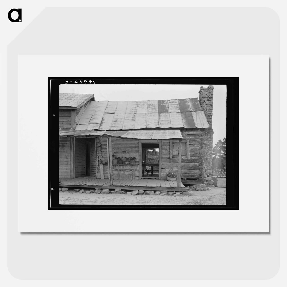 Sharecropper House - Dorothea Lange Poster.