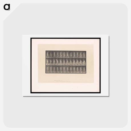 アートポストカード-Naked Woman Walking
 - エドワード マイブリッジ Postcard.