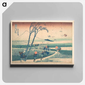 アートパネル-Pages from the Illustrated Book Strange Tales of the Crescent Moon by Katsushika Hokusai - 葛飾 北斎 Canvas.