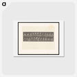 アートポストカード-Dog Jumping a Hurdle
 - エドワード マイブリッジ Postcard.