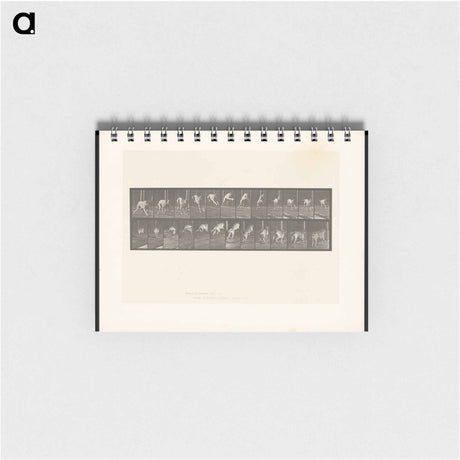 アートメモ帳-Dog Jumping a Hurdle
 - エドワード マイブリッジ Memo.