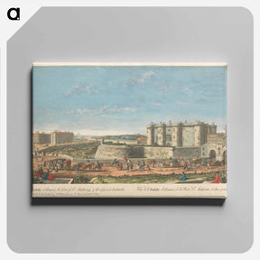 アートパネル-A View of the Bastille at Paris, the Gate of St. Anthony , & the adjacent Suburbs
 - イェール大学アートギャラリー Canvas.