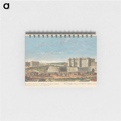 アートメモ帳-A View of the Bastille at Paris, the Gate of St. Anthony , & the adjacent Suburbs
 - イェール大学アートギャラリー Memo.