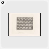 アートポストカード-Running Elk
 - エドワード マイブリッジ Postcard.
