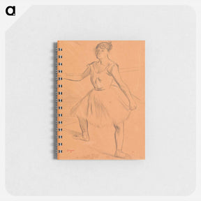 アートメモ帳-Ballerina Standing at Bar
 - バーンズ・コレクション Memo.