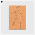 アートポストカード-Ballerina Standing at Bar
 - バーンズ・コレクション Postcard.