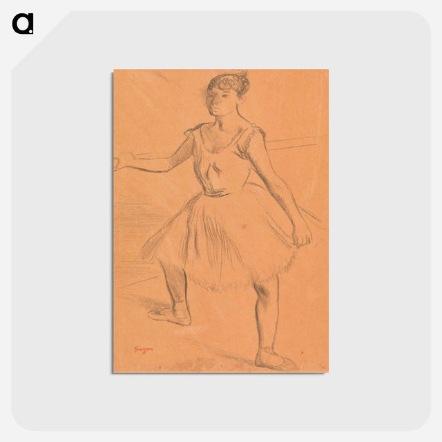アートポストカード-Ballerina Standing at Bar
 - バーンズ・コレクション Postcard.