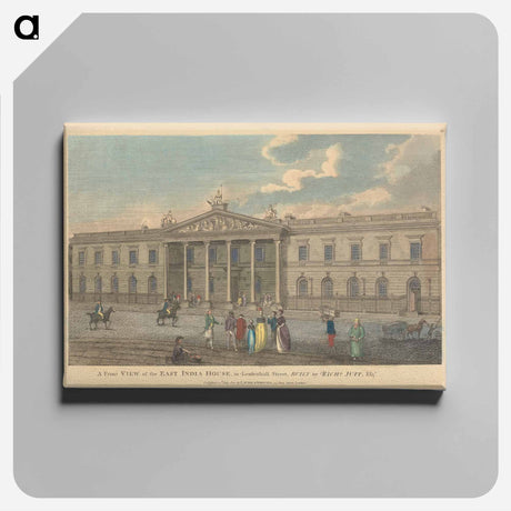 アートパネル-A Front View of the East India House in Leadenhall Street
 - イェール大学アートギャラリー Canvas.