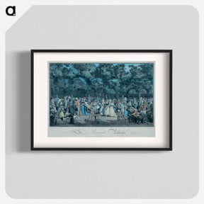 アートポスター-The Public Promenade
 - セントルイス美術館 Poster.