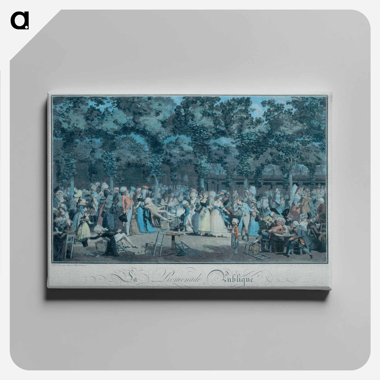 アートパネル-The Public Promenade
 - セントルイス美術館 Canvas.