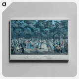 アートパネル-The Public Promenade
 - セントルイス美術館 Canvas.