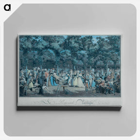 アートパネル-The Public Promenade
 - セントルイス美術館 Canvas.