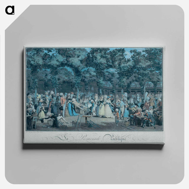 アートパネル-The Public Promenade
 - セントルイス美術館 Canvas.