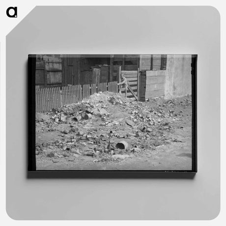 アートパネル-Rebuilding the Dugout
 - ラッセル リー Canvas.
