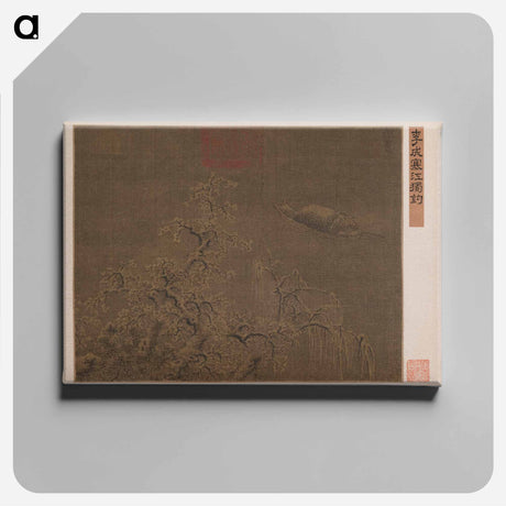 アートパネル-Fishing Alone in an Icy River
 - セントルイス美術館 Canvas.