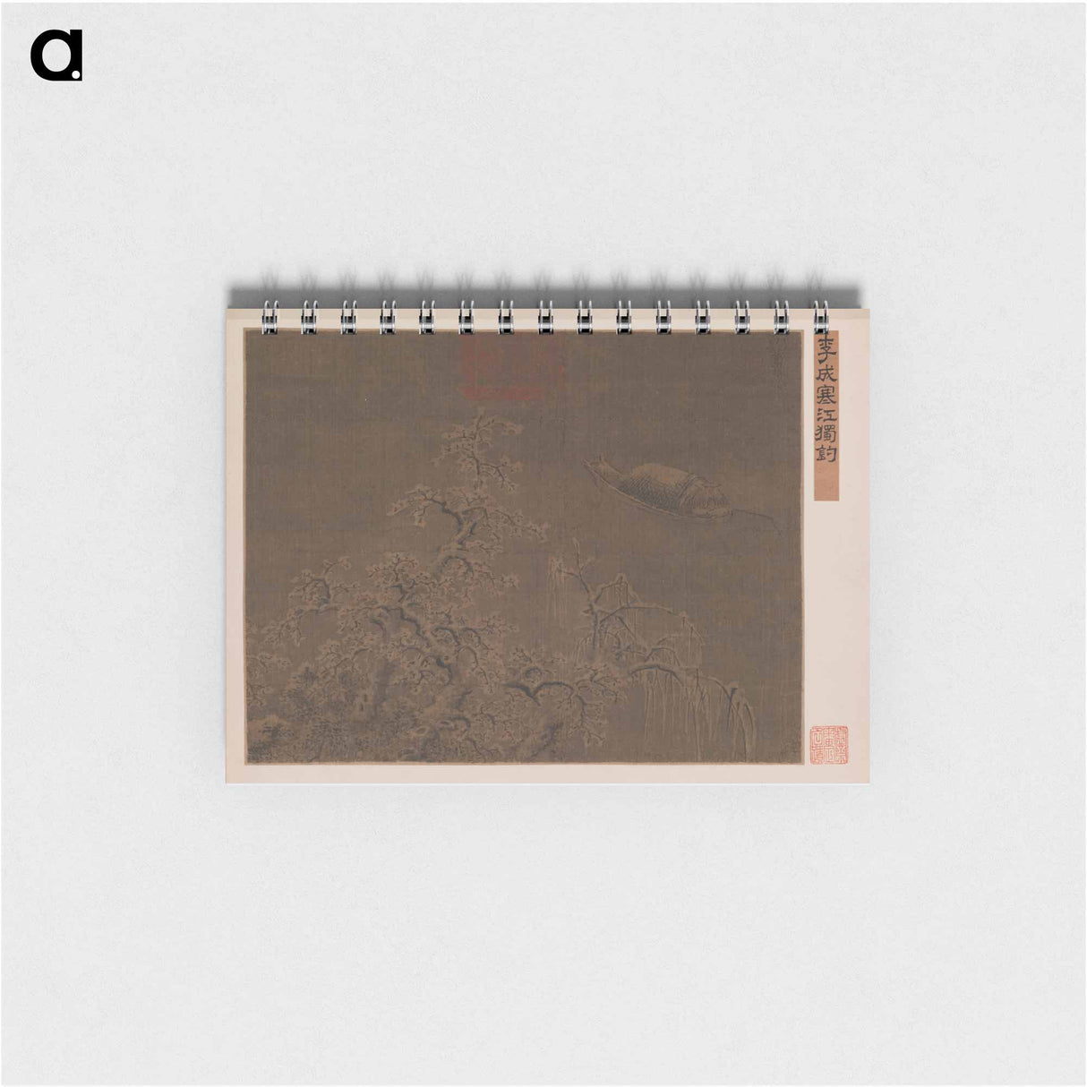 アートメモ帳-Fishing Alone in an Icy River
 - セントルイス美術館 Memo.