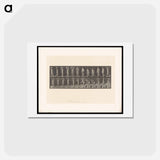 アートポストカード-Woman with Barrel
 - エドワード マイブリッジ Postcard.