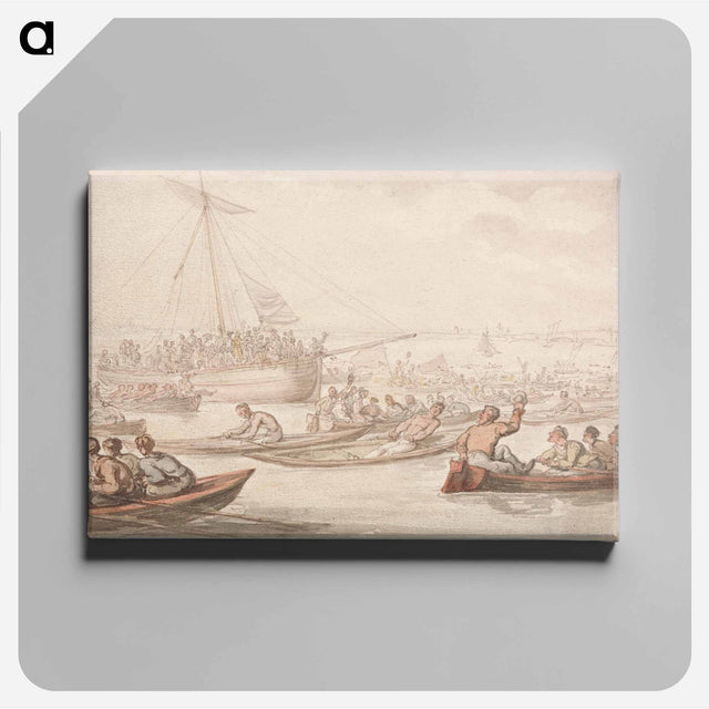アートパネル-The Annual Sculling Race for Doggett's Coat and Badge
 - イェール大学アートギャラリー Canvas.