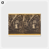 アートポストカード-Two Women and Two Girls
 - エドワード マイブリッジ Postcard.