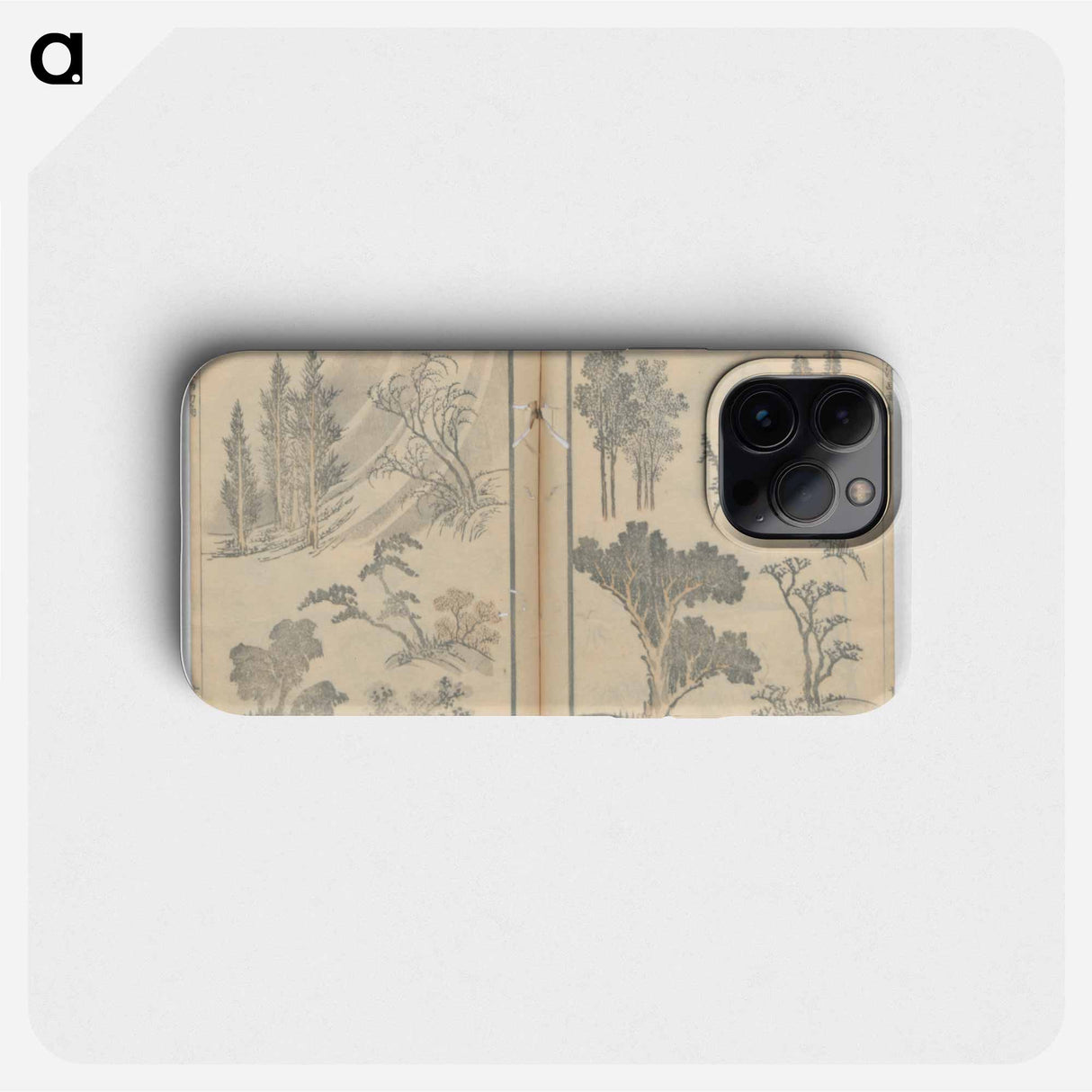 Random sketches by Hokusai volumes 1 to 11 - 葛飾 北斎 Phone Case.