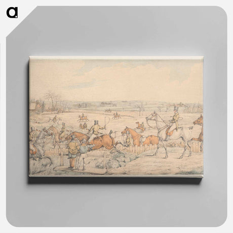 アートパネル-Foxhunting: The Meet
 - イェール大学アートギャラリー Canvas.