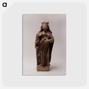 アートポストカード-Saint Catherine of Alexandria
 - バーンズ・コレクション Postcard.