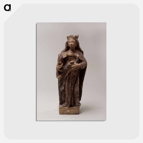 アートポストカード-Saint Catherine of Alexandria
 - バーンズ・コレクション Postcard.
