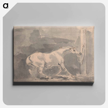 アートパネル-Frightened Horse Tied to a Post
 - イェール大学アートギャラリー Canvas.