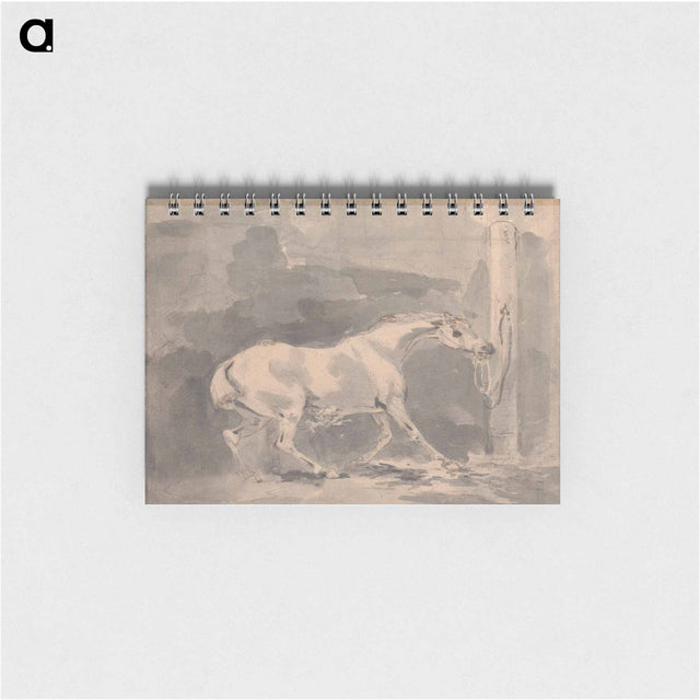 アートメモ帳-Frightened Horse Tied to a Post
 - イェール大学アートギャラリー Memo.