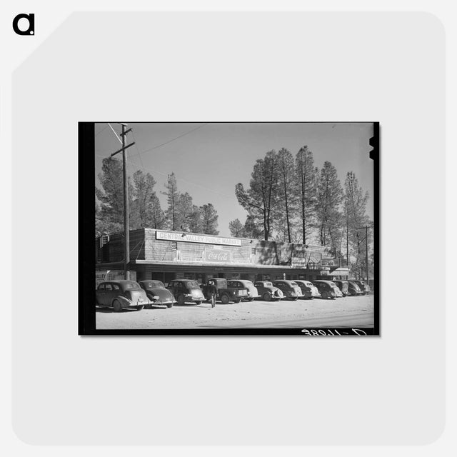 アートポストカード-Central Valley Shopping Center
 - ラッセル リー Postcard.