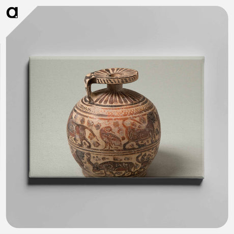 アートパネル-Corinthian Round Aryballos
 - バーンズ・コレクション Canvas.