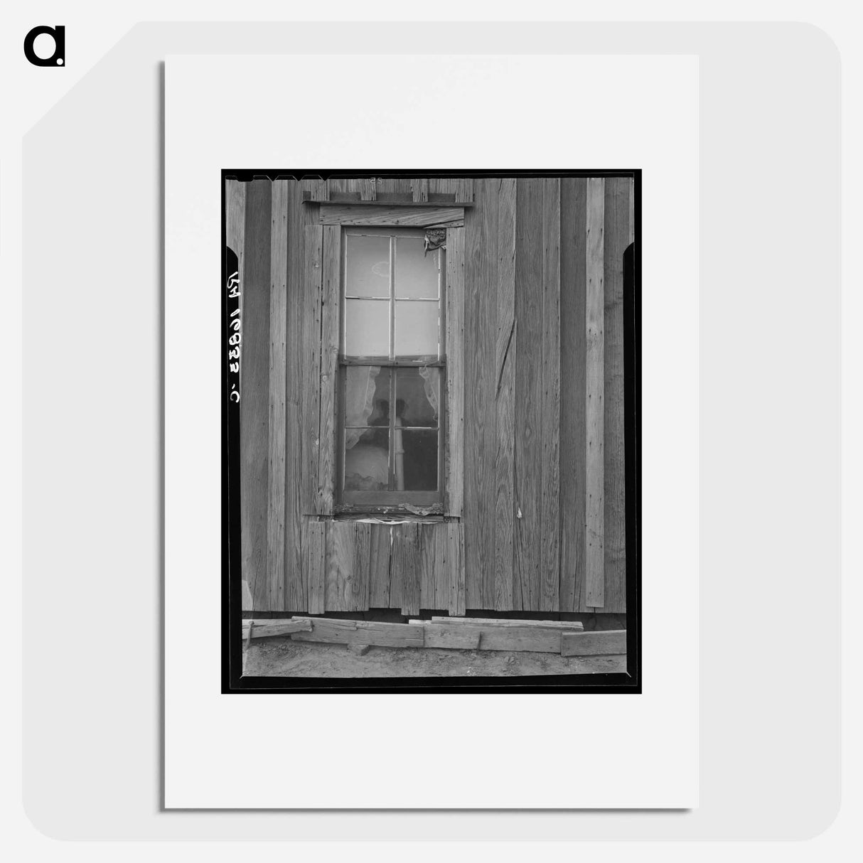 Texas Panhandle Tenant Farmer's House - ドロテア ラング Poster.