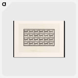 アートポストカード-Sulky Driver
 - エドワード マイブリッジ Postcard.
