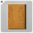 アートパネル-Two Women Facing in Different Directions
 - バーンズ・コレクション Canvas.