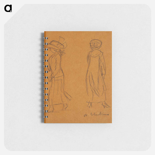 アートメモ帳-Two Women Facing in Different Directions
 - バーンズ・コレクション Memo.