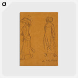 アートポストカード-Two Women Facing in Different Directions
 - バーンズ・コレクション Postcard.