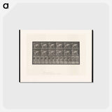 アートポストカード-Goat Cart
 - エドワード マイブリッジ Postcard.
