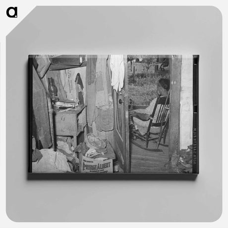 アートパネル-Back Door of Farm Home
 - ラッセル リー Canvas.