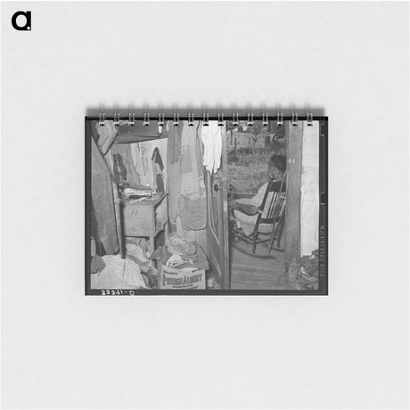 アートメモ帳-Back Door of Farm Home
 - ラッセル リー Memo.