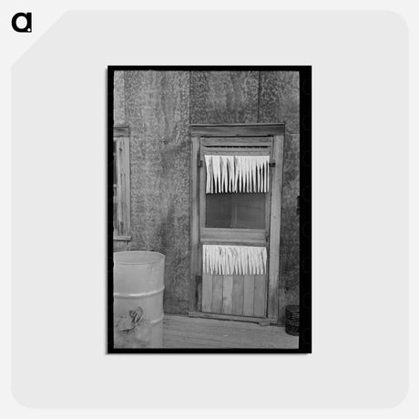 アートポストカード-Back Door of Farm Home
 - ラッセル リー Postcard.