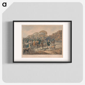 アートポスター-Coursing [one of a pair]: Hampton Court Park. Plate 1. Hold hard, Gentlemen!
 - イェール大学アートギャラリー Poster.