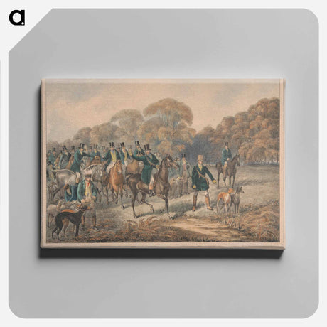 アートパネル-Coursing [one of a pair]: Hampton Court Park. Plate 1. Hold hard, Gentlemen!
 - イェール大学アートギャラリー Canvas.
